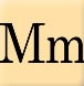 Alphabet missing Mm