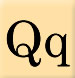 Alphabet missing Qq