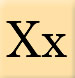 Alphabet missing Xx