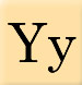 Alphabet missing Yy