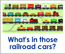 What's in those railroad cars?